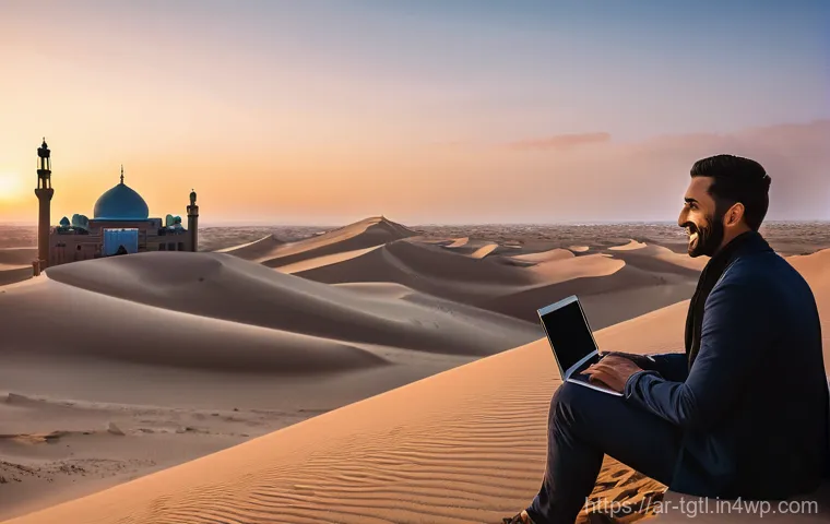 디지털 노마드의 일과 삶의 조화 찾기 - **"Balanced Nomad Life: Morning Rituals and Local Exploration"**
    This image captures a serene an...